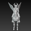 Kỵ Sĩ Valkyrie Thiên Giới Cưỡi Kỳ Lân – Figure Trưng Bày Fantasy - Thumbnail 2