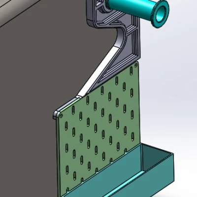 Kobra S1 - Giá Treo Cuộn Filament Bên Hông + Organizer Skadis