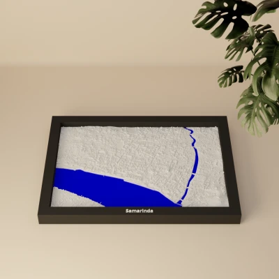 Samarinda, Indonesia - 3D Miniature