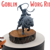 Goblin Worg Rider - MGM Mini Print-Ready - Thumbnail 1