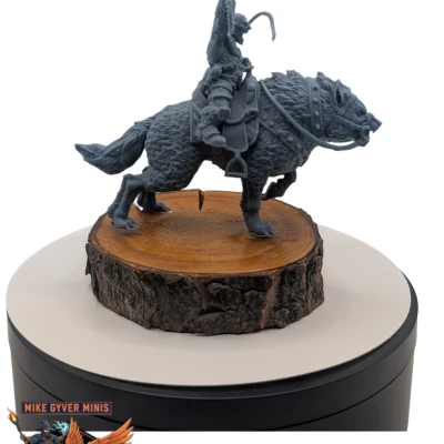 Goblin Worg Rider - MGM Mini Print-Ready