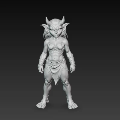 Infernal Oni Daughter – Mô hình nữ chiến binh quỷ fantasy