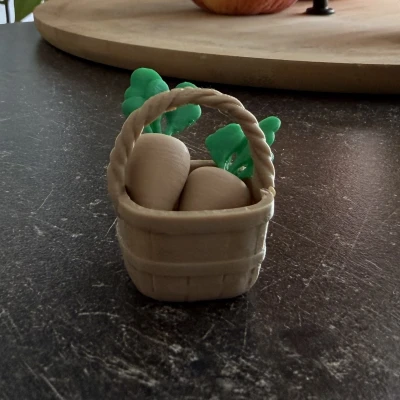 Giỏ gỗ Wooden Basket