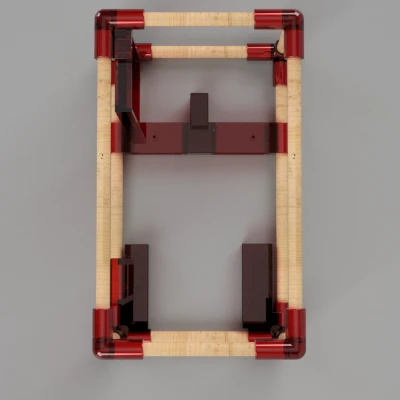 Khung PC open-air & test bench Qiyida X99 Xeon dùng ATX PSU