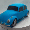 Kit Card VW Beetle Käfer tỉ lệ 1:24 - Thumbnail 2