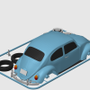 Kit Card VW Beetle Käfer tỉ lệ 1:24 - Thumbnail 12